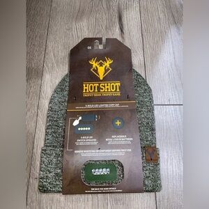 Hot Shot L10-670-GC Mens Bolt 100% 5 bulb led lighted cuff beanie NEW